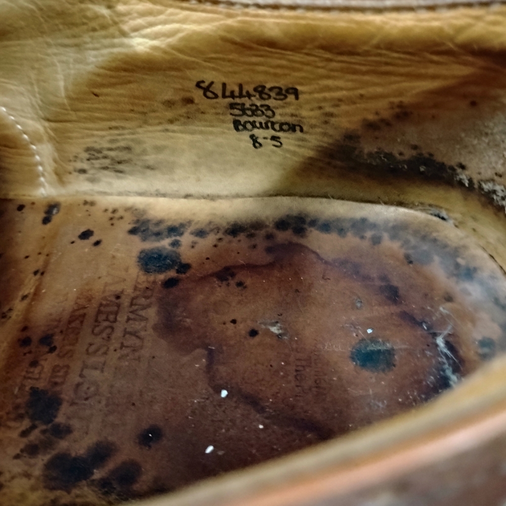 Vintage Trickers Brown Leather Men's Brogue Shoes - Picture 9 of 13